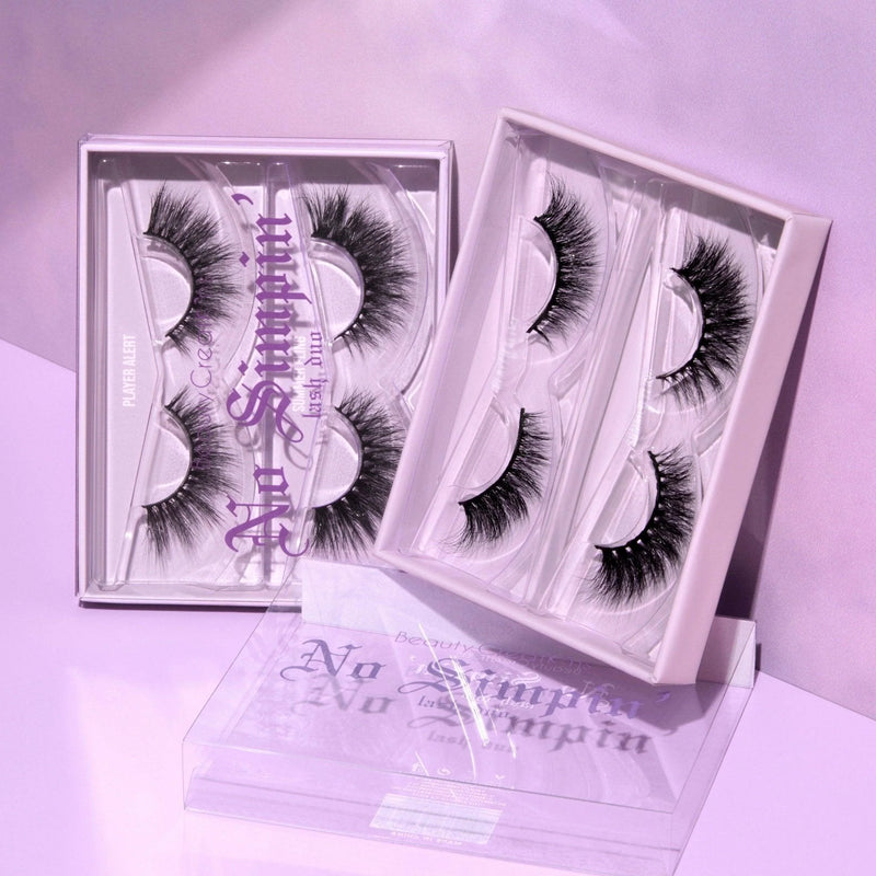 Load image into Gallery viewer, Face-Beauty Creations x Baby Girl Square PR (2 set of lashes &amp; 2 lip duo) BGPR2 ($13 each, 2pc bundle)

