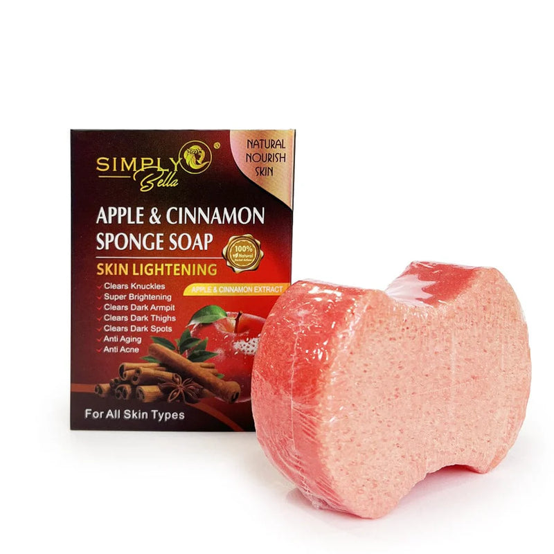 Load image into Gallery viewer, Skincare-Simply Bella Apple &amp; Cinnamon Sponge Soap SIM062 ($2 each, 12pc display)

