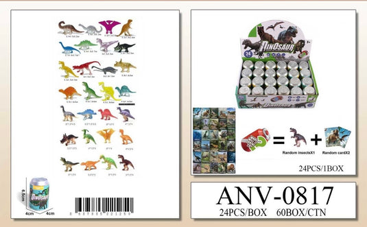 Novelties-Dinosaur Surprise Can ANV-0817 (24pc pack)