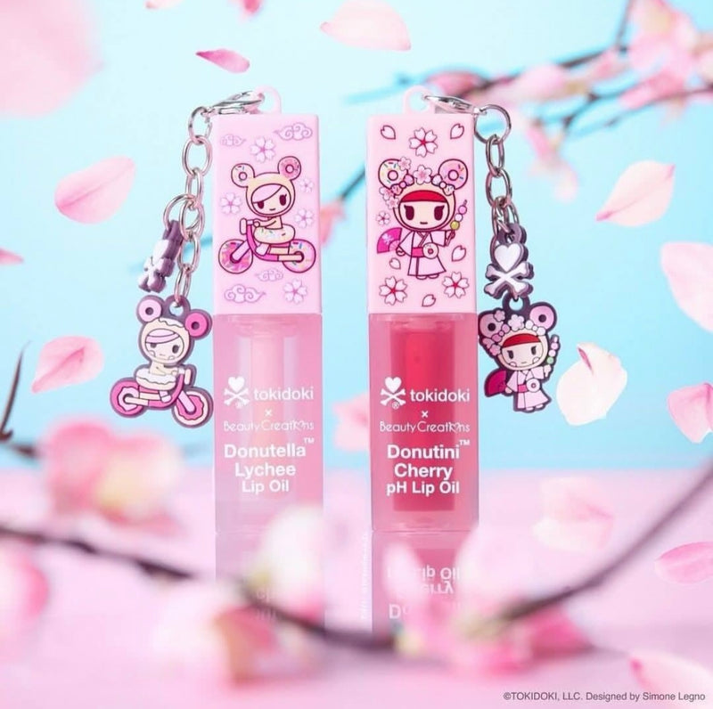 Load image into Gallery viewer, Lips-Beauty Creations x Tokidoki Donutella &amp; Donutini Lip Oil #TD-LO ($3.75 each, 4pc bundle)
