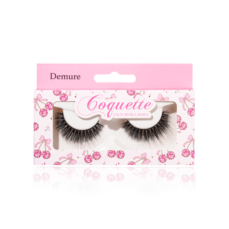 Load image into Gallery viewer, Eyes-Coquette Faux Mink Lashes Demure #CQT04 (1.25 each, 12pcs bulk)
