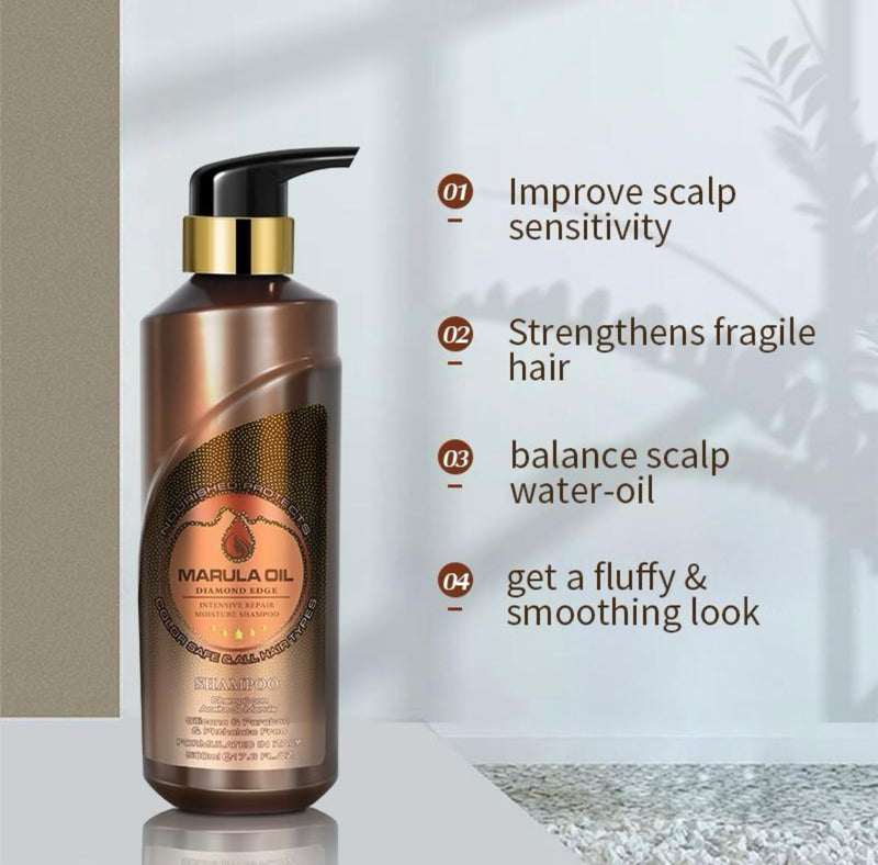 Load image into Gallery viewer, Hair-Marula Oil Intensive Repair Shampoo ($6.50 each, 4pc bundle)
