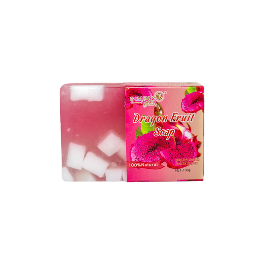 Skincare-Simply Bella Dragon Fruit Natural Soap SIM040 ($1.75 each, 12pc display)