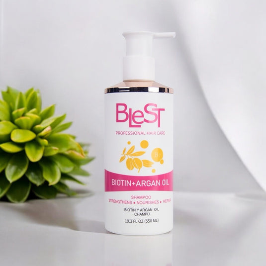 Hair- Blest Biotin + Argan Oil Shampoo HS-07 (4pc bundle, $6.50 each)