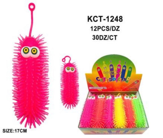 Accessories-Caterpillar Squishy Toys KCT-1248 (12pc pack)