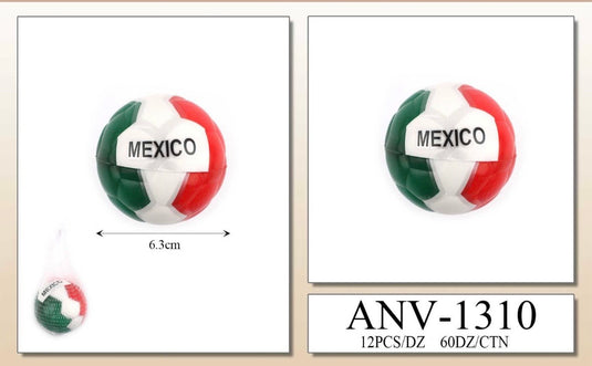 Accessories-Mexico Mini Soccer Ball ANV-1310 (12pc pack)