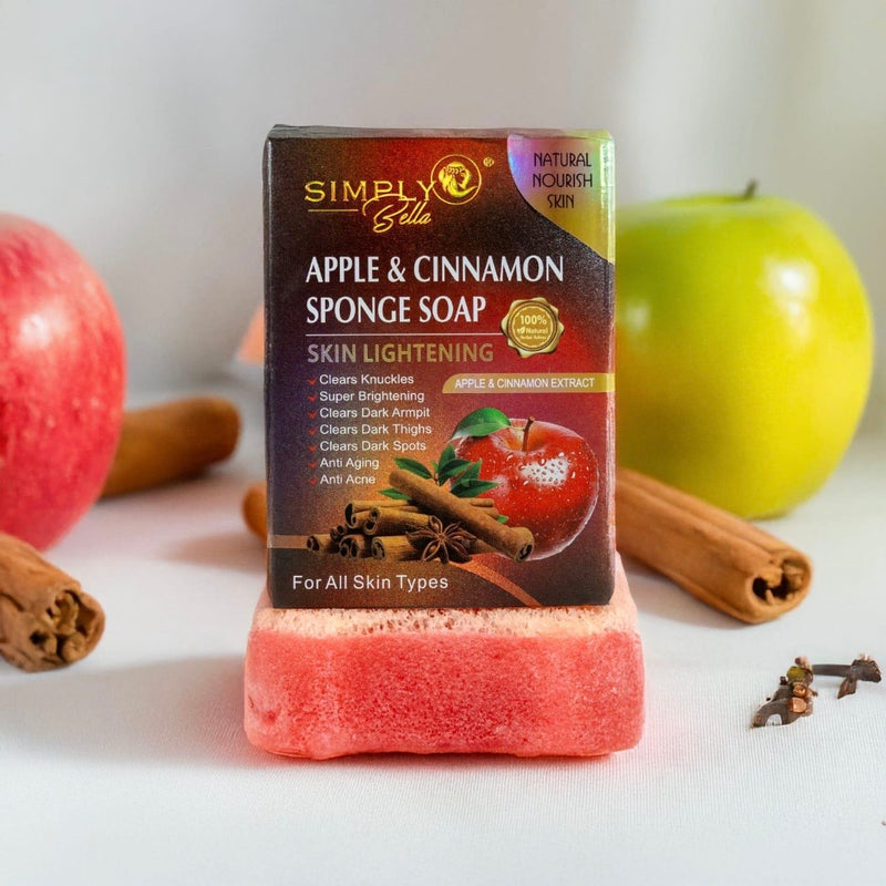 Load image into Gallery viewer, Skincare-Simply Bella Apple &amp; Cinnamon Sponge Soap SIM062 ($2 each, 12pc display)
