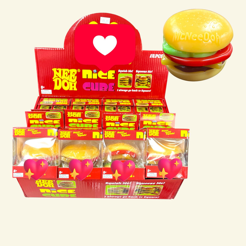 Load image into Gallery viewer, Accessories- Burger TABA Squishy LT101 (12pc pack)
