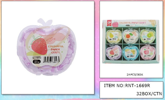 Accessories-Fruit-Shaped Case Hand Soap Flakes RNT-1669R (24pc pack)
