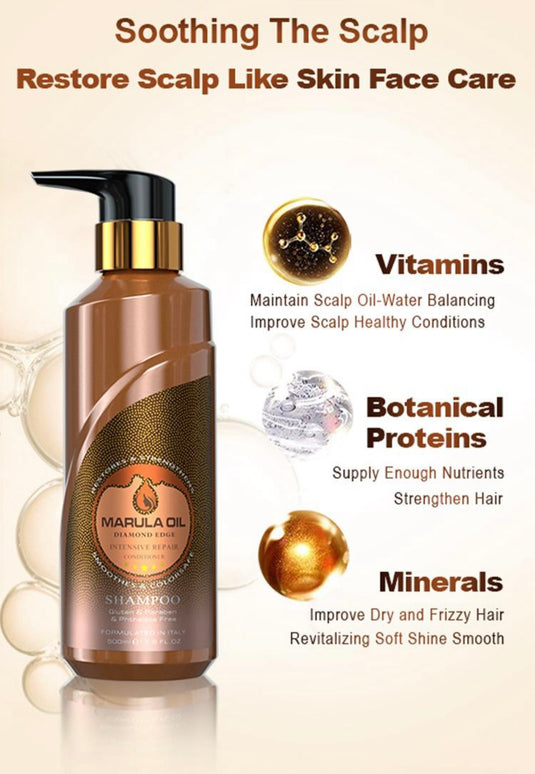 Hair-Marula Oil Intensive Repair Shampoo ($6.50 each, 4pc bundle)