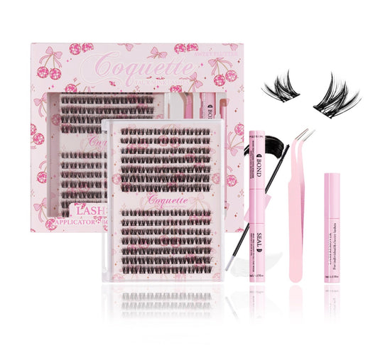 Eyes- Coquette Faux Mink Lash Cluster Kit SWEET FLUTTER #4 ($7 each, 4pc bundle)