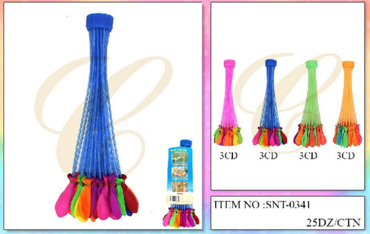 Accessories-Self-Sealing Water Balloons SNT-0341 (12pc pack)