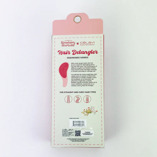 Hair-Celavi Strawberry Shortcake Holiday Hair Detangler SS46413HD ($3 each, 4pc bundle)