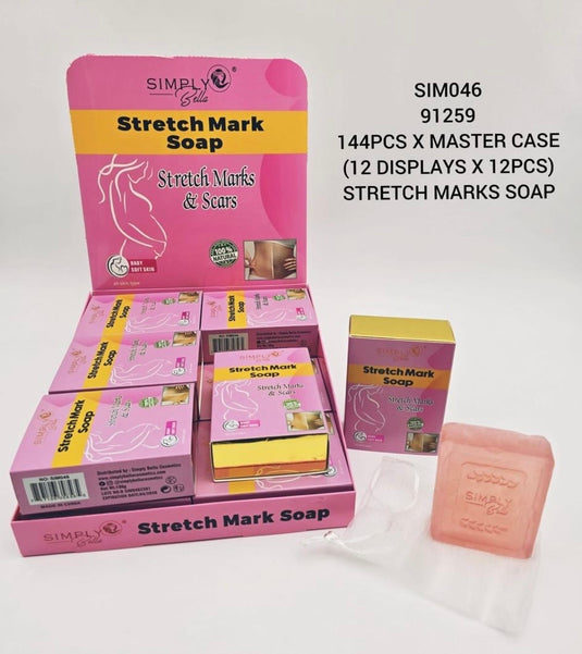 Skincare-Simply Bella Stretch Mark Soap SIM046 ($1.75 each, 12pcs display)