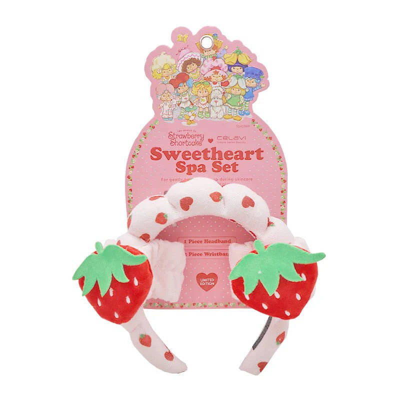 Load image into Gallery viewer, Hair-Celavi Strawberry Shortcake  Headband with 2pc Wristbands SS45949 ($4 each, 6pcs bundle)

