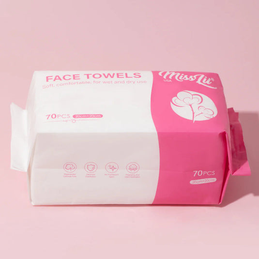 Skincare- Face Towels 70pcs MLUFT-01 (4pc bundle,$4 each)