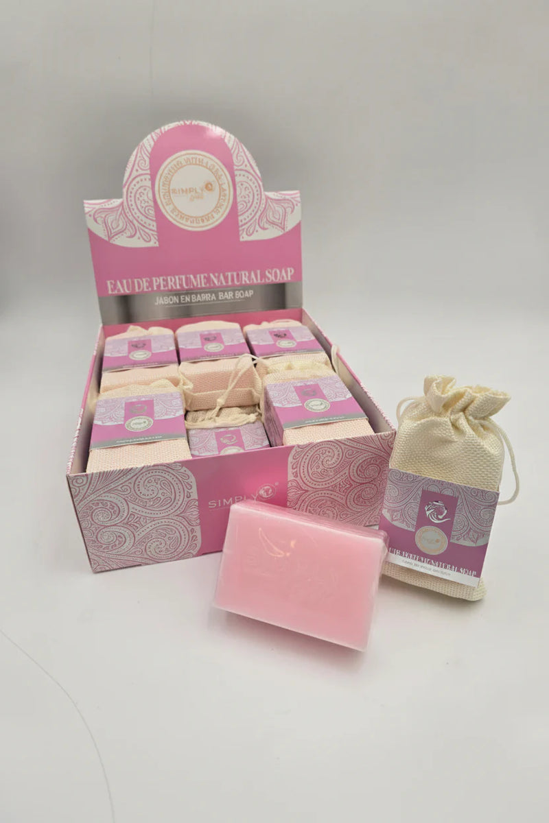 Load image into Gallery viewer, Skincare-Simply Bella Fraganced Soap Pink SIM074 ($2 each, 12pc box)
