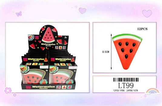 Accessories-Watermelon Squishy Squeeze Toy LT99 (12pc pack)