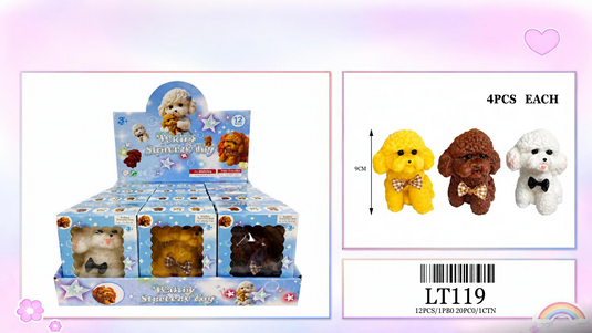Accessories-Stretchy Squishy Poodle Toy LT119 (12pc pack)