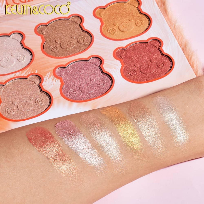 Load image into Gallery viewer, Face- Kevin&amp;Coco You are Enough Highlight Palette KC245130 (6pc display, $4.25 each)

