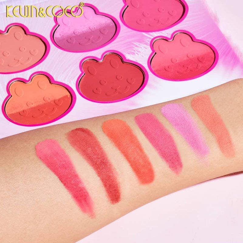 Load image into Gallery viewer, Face- Kevin&amp;Coco You Are Gonna Make It Blush Palette KC245123 (6pc display, $4.25 each)

