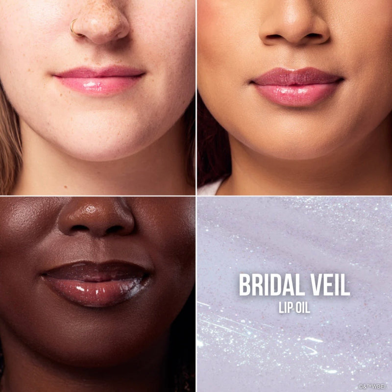 Load image into Gallery viewer, Lips-Beauty Creations Tim Burton’s Corpse Bride Lip Oil Bridal Veil #BCCB-L2 ($4 each, 6pc bundle)
