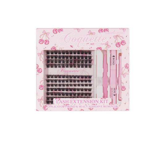 Eyes- Coquette Faux Mink Lash Cluster Kit DARLING CHERRY