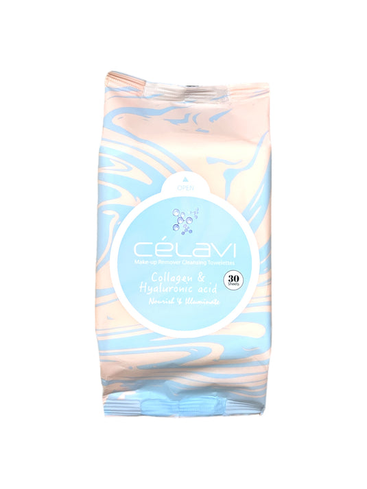 Celavi Collagen & Hyaluronic Wipes MT024 (6pc BULK $1 each)