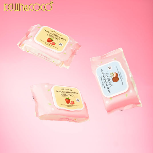 Skincare-Kevin&Coco Makeup Wipes KC1282 (12pc display)