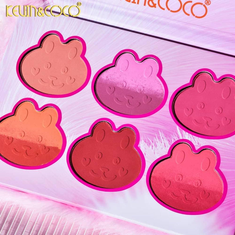 Load image into Gallery viewer, Face- Kevin&amp;Coco You Are Gonna Make It Blush Palette KC245123 (6pc display, $4.25 each)
