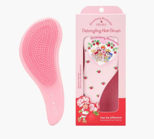 Hair-Strawberry Shortcake Detangling Hair Brush PINK SS45549 ($3 each, 6 pcs pack)
