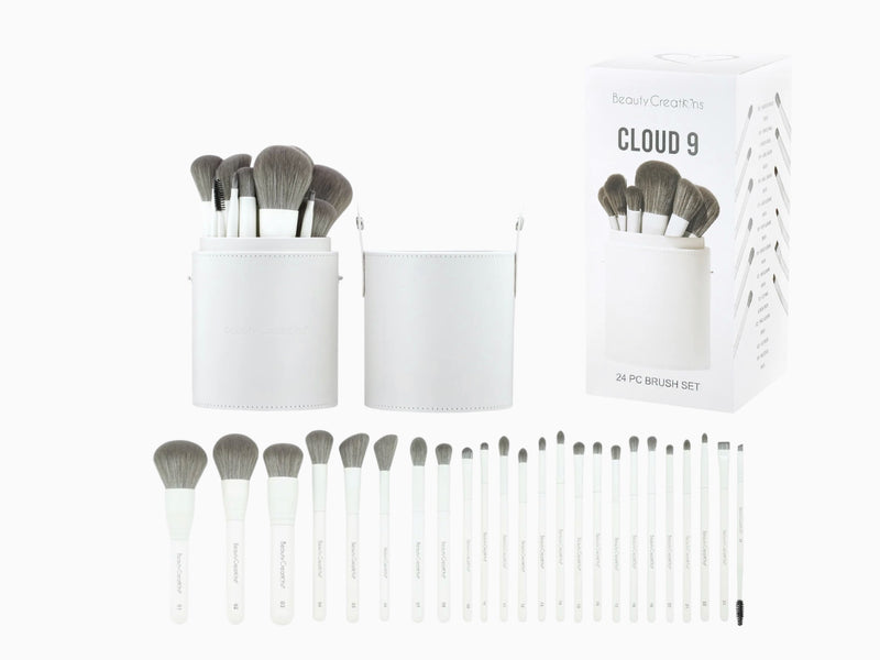 Load image into Gallery viewer, Face-Beauty Creations Cloud 9 24pc brush set BS- CN (3pcs bundle, $15.75 each)

