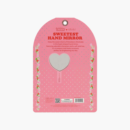 Novelties-Celavi Strawberry Shortcake 1pc Hand Mirror With Keychain SS45955 ($4 each, 4pc bundle)