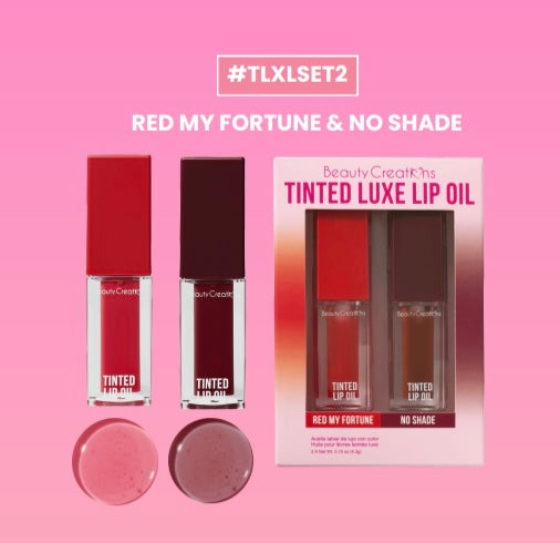 Load image into Gallery viewer, Lips-Beauty Creations Tinted Luxe Lip Oil #TLXLSET1 ($6 each, 4pc bundle)
