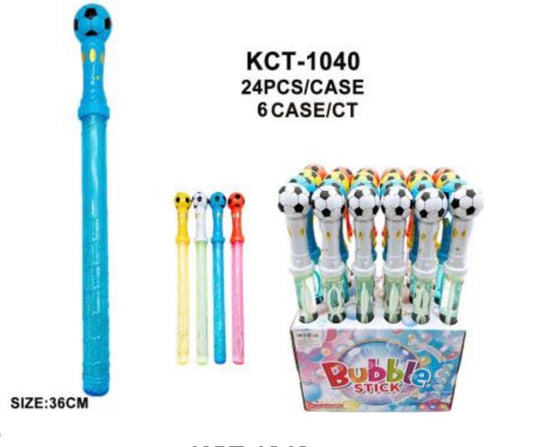 Novelties-Bubble Stick Soccer Ball Top  KCT-1040 (24pcs box)