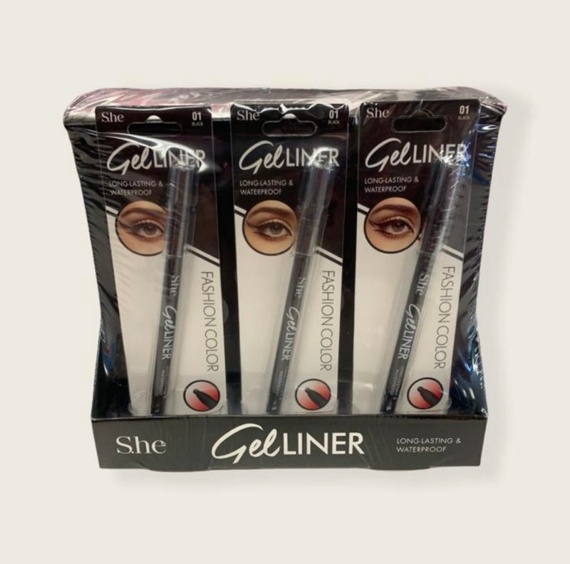 Load image into Gallery viewer, Eyes-She Black Gel Liner EL510-1 ($1 each, 24pcs display)
