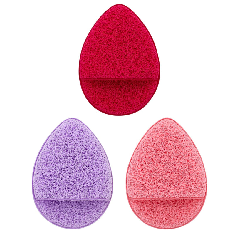 Load image into Gallery viewer, Skincare-NOONBORA Reusable Makeup Remover Sponges 3pc card No.1231 ($1.09 each, 12pc pack)
