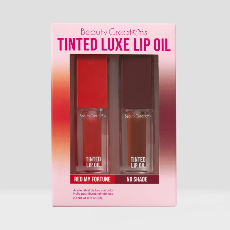 Load image into Gallery viewer, Lips-Beauty Creations Tinted Luxe Lip Oil #TLXLSET1 ($6 each, 4pc bundle)

