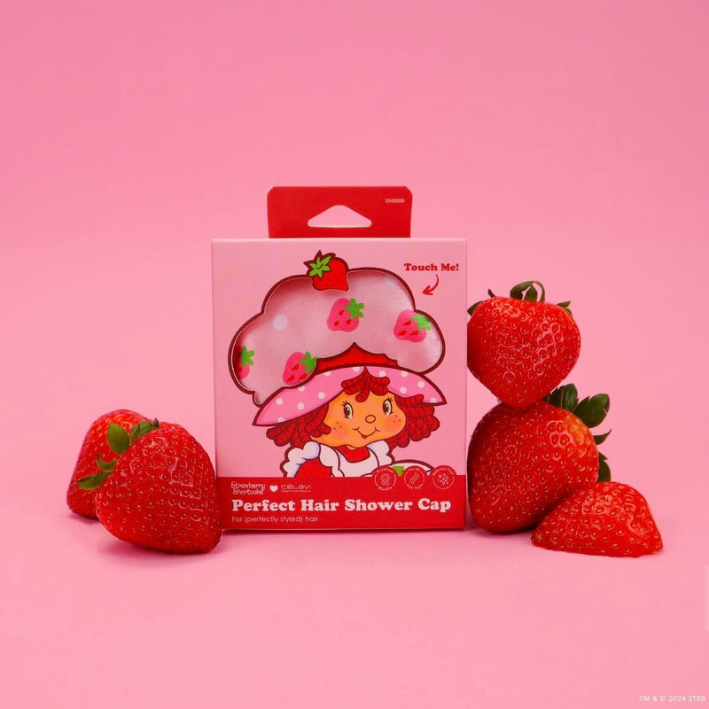 Load image into Gallery viewer, Hair-Celavi Strawberry Shortcake Shower Cap SS45550 ($2.75 each, 4pc bundle)
