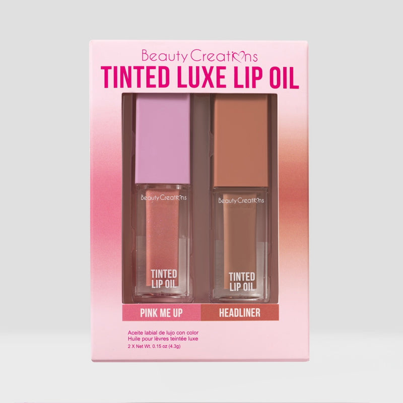 Load image into Gallery viewer, Lips-Beauty Creations Tinted Luxe Lip Oil #TLXLSET2($6 each, 4pc bundle)
