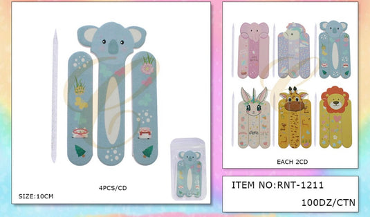 Accessories-Animals Nail Filers Small Size RNT-1211 (12pcs pack)