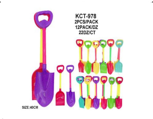 Accessories-Beach Shovel Sand Toy KCT-978 (12pcs pack)