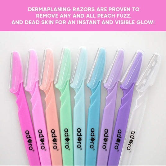 Eyebrow-Adoro Facial Razor No.2102 ($0.27 each, 72pc Jar)