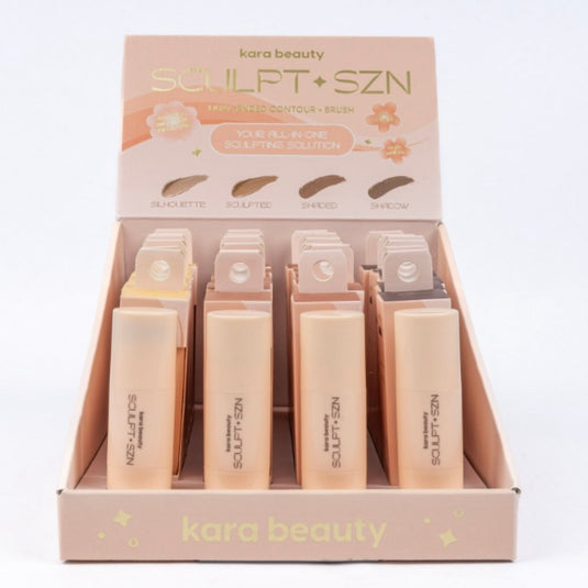 Face-Kara Beauty SCULPT SZN Dual Ended Contour + Brush F4-31-D ($4.50 each, 28pcs)