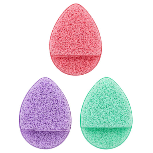 Skincare-NOONBORA Reusable Makeup Remover Sponges 3pc card No.1231 ($1.09 each, 12pc pack)