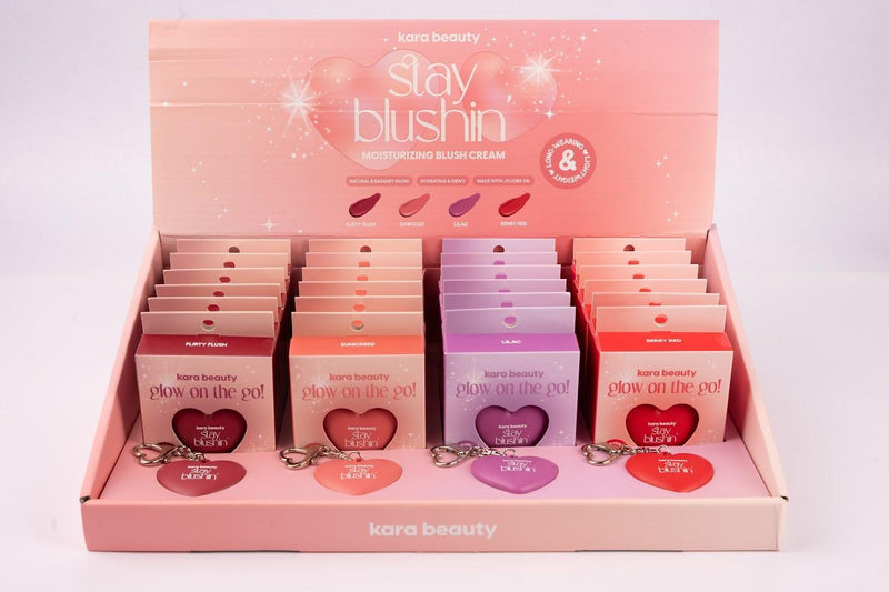 Load image into Gallery viewer, Face-Kara Beauty Stay Blushin’ Display ($4 each, 24pcs)
