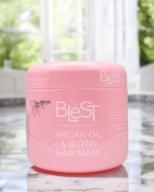 Hair- Blest Hair Mask 16.9fl.oz Argan Oil & Biotin BH701 (4pc bundle, $4.50 each)