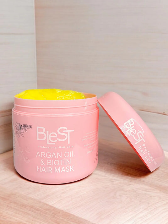 Hair- Blest Hair Mask 16.9fl.oz Argan Oil & Biotin BH701 (4pc bundle, $4.50 each)