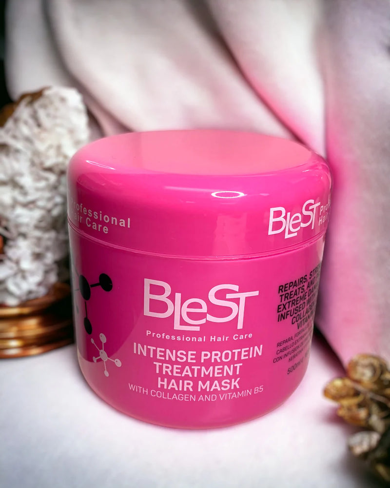 Load image into Gallery viewer, Hair- Blest Hair Mask 16.9fl.oz Intense Protein Treatment BH716 (4pc bundle, $5.25 each)
