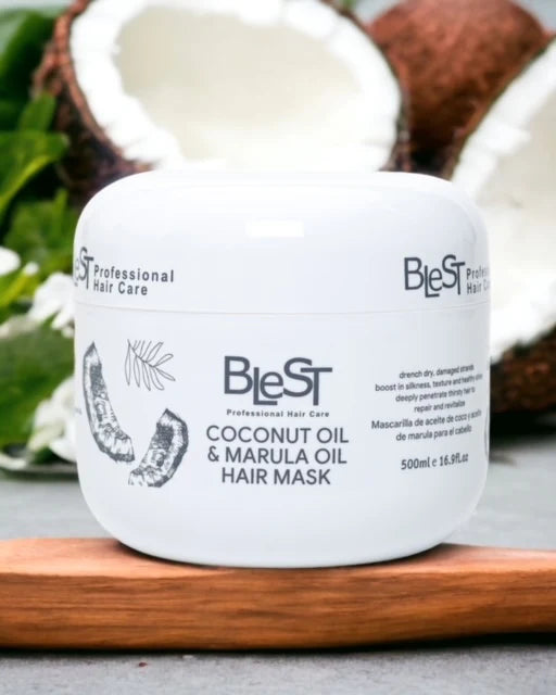 Load image into Gallery viewer, Hair- Blest Coconut Oil &amp; Marula Oil Hair Mask BH719 (4pc bundle, $5.50 each)
